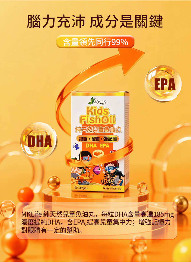 純天然兒童魚油 詳情圖